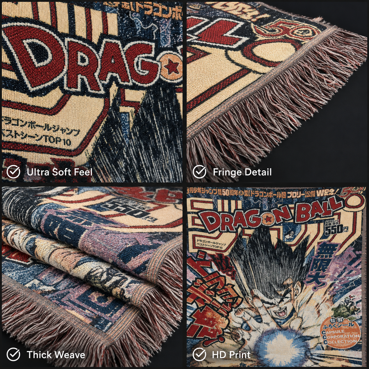 Dragon Ball Retro Manga Blanket™